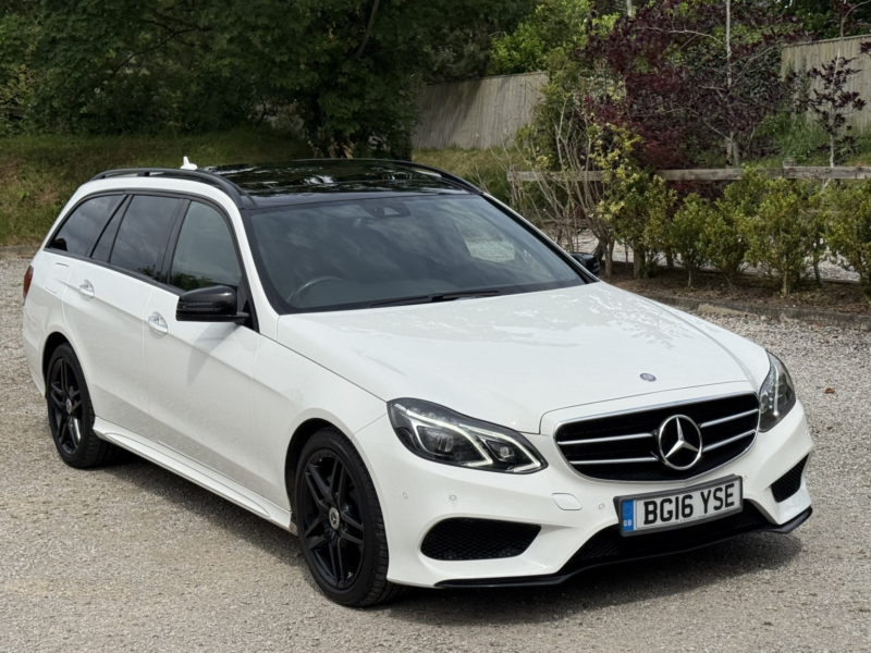 2016 Mercedes-Benz E Class 3.0 E350 V6 Bluetec Amg Night Edition in White — image 1