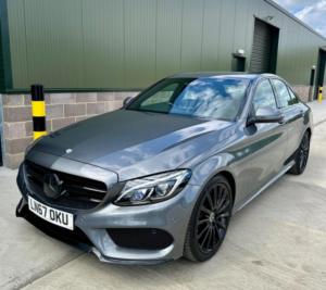 2017 Mercedes-Benz C Class 2.1 C250d Amg Line G-Tronic+ Euro 6 (s/s) 4dr in Grey — image 4