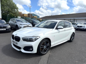 2018 BMW 1 Series 1.5 118i M Sport Shadow Edition Euro 6 (s/s) 5dr in White — image 3