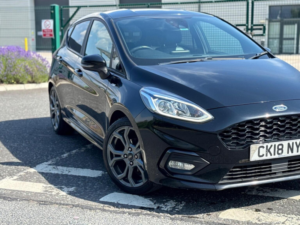 2018 Ford Fiesta 1.0t Ecoboost St-Line X Euro 6 (s/s) 5dr in Black — image 3