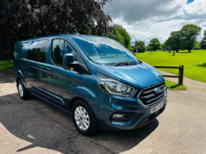 2022 Ford Transit Custom 2.0 320 Ecoblue Limited Crew Van Auto L2 H1 Euro 6 5dr in Blue — image 5