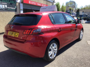 2018 Peugeot 308 1.5 Bluehdi Active Euro 6 (s/s) 5dr in Red — image 3