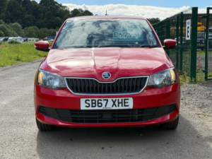 2017 Skoda Fabia 1.0 Se Hatchback 5dr Petrol Manual Euro 6 (s/s) (75 Ps) in Red — image 2