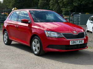 2017 Skoda Fabia 1.0 Se Hatchback 5dr Petrol Manual Euro 6 (s/s) (75 Ps) in Red — image 3