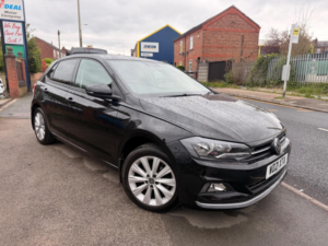 2021 Volkswagen Polo 1.0 Tsi Sel DSG Euro 6 (s/s) 5dr in Black — image 2
