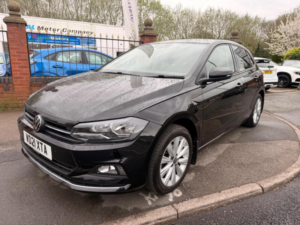 2021 Volkswagen Polo 1.0 Tsi Sel DSG Euro 6 (s/s) 5dr in Black — image 3