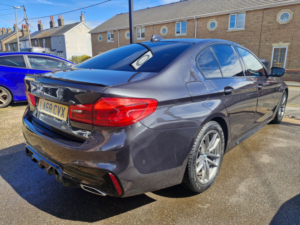 2018 BMW 5 Series 2.0 520d M Sport Saloon 4dr Diesel Auto Euro 6 (s/s) (190 Ps) in Grey — image 4