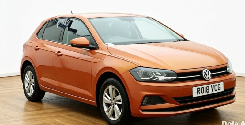 2018 Volkswagen Polo 1.0 Tsi Se Hatchback 5dr Petrol Manual Euro 6 (s/s) (95 Ps) in Orange — image 1