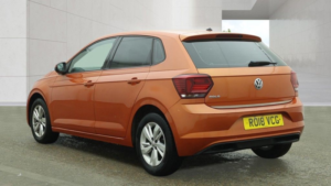 2018 Volkswagen Polo 1.0 Tsi Se Hatchback 5dr Petrol Manual Euro 6 (s/s) (95 Ps) in Orange — image 5