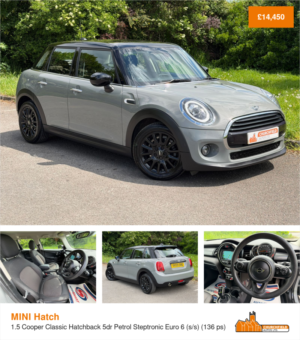 2019 MINI Hatch 1.5 Cooper Classic Hatchback 5dr Petrol Steptronic Euro 6 (s/s) (136 Ps) in Grey — image 2