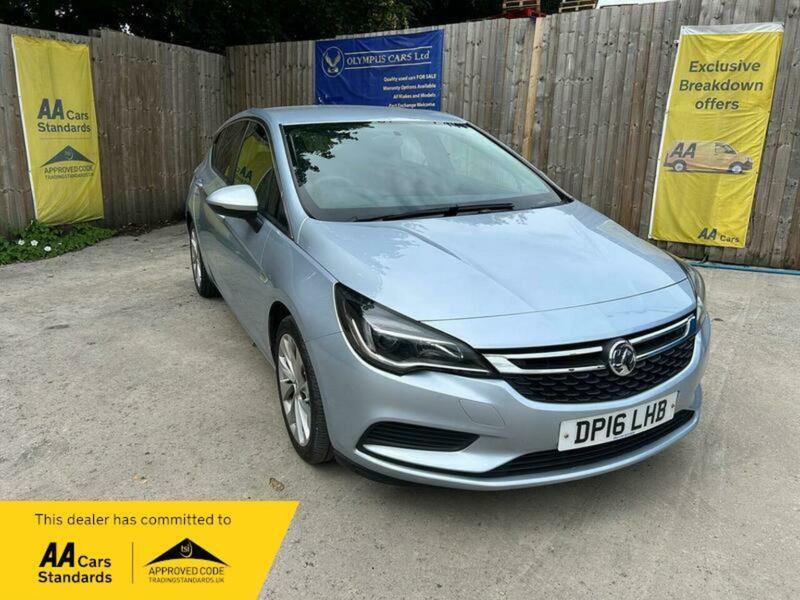 2016 Vauxhall Astra 1.0i Turbo Ecoflex Design Euro 6 (s/s) 5dr in Silver — image 1