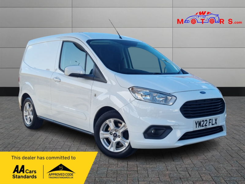 2022 Ford Transit Courier 1.5 Transit Courier Limited Van 1.5l Tdci 100ps Fwd 6 Speed Manual in White — image 1