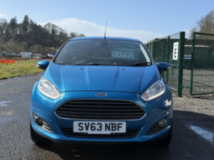 2013 Ford Fiesta 1.5 Tdci Titanium Hatchback 5dr Diesel Manual Euro 5 (75 Ps) in Blue — image 2