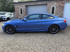 2016 BMW 4 Series 2.0 420d M Sport Coupe in Blue — image 4