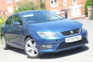 2015 SEAT Leon 1.4 Tsi Act Fr Sport Coupe Euro 6 (s/s) 3dr in Blue — image 3