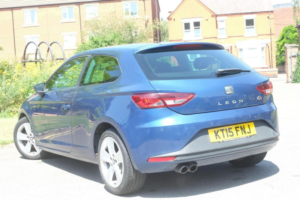2015 SEAT Leon 1.4 Tsi Act Fr Sport Coupe Euro 6 (s/s) 3dr in Blue — image 4