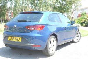 2015 SEAT Leon 1.4 Tsi Act Fr Sport Coupe Euro 6 (s/s) 3dr in Blue — image 5
