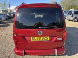 2019 Volkswagen Caddy Maxi Life Wav Wheelchair Accessible Vehicle 2.0 Tdi in Red — image 3