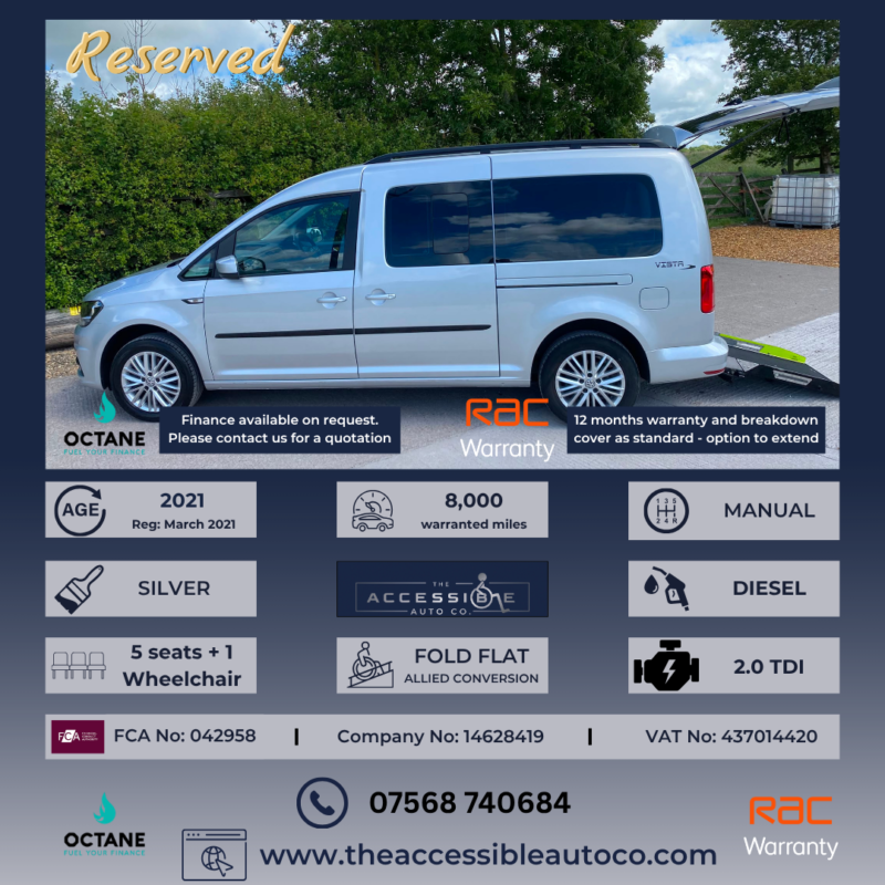 2021 Volkswagen Caddy Maxi Life 2.0 Tdi in Silver — image 1