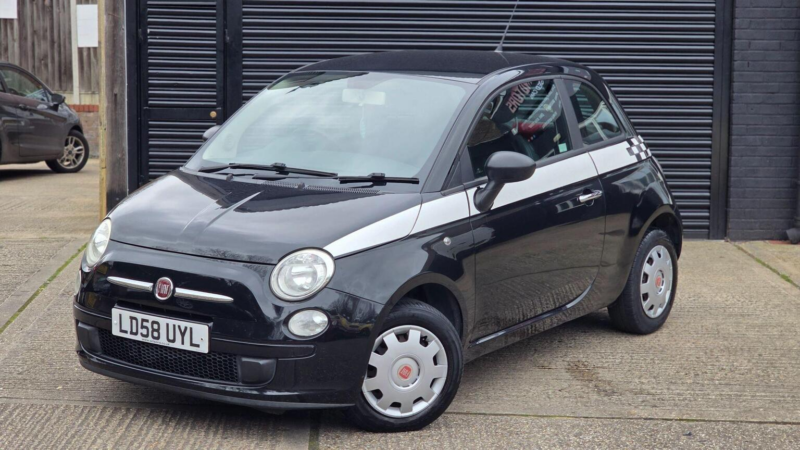 2008 Fiat 500 1.2 Pop Euro 4 3dr in Black — image 1