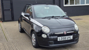 2008 Fiat 500 1.2 Pop Euro 4 3dr in Black — image 4