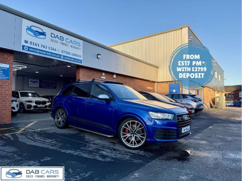 2017 Audi Sq7 4.0 Tdi V8 Tiptronic Quattro Euro 6 (s/s) 5dr in Blue — image 1