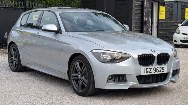 2014 BMW 1 Series 2.0 120d M Sport Hatchback 5dr Diesel Manual Xdrive Euro 5 (s/s) (184 Ps) in Silver — image 1