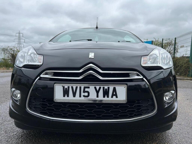 2015 Citroen Ds3 Cabrio 1.2 Puretech Dstyle Plus Euro 6 (s/s) 2dr in Black — image 1