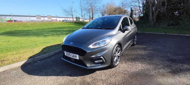 2019 Ford Fiesta 1.0t Ecoboost Gpf St-Line Hatchback 3dr Petrol Manual Euro 6 (s/s) (100 Ps) in Grey — image 1