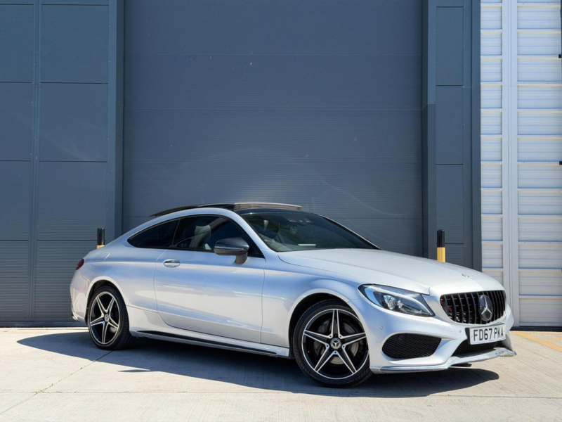 2017 Mercedes-Benz C Class 2.1 C220d Amg Line (premium Plus) G-Tronic+ Euro 6 (s/s) 2dr in Silver — image 1
