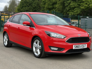 2015 Ford Focus 1.0t Ecoboost Zetec Hatchback 5dr Petrol Manual Euro 6 (s/s) (125 Ps) in Red — image 3