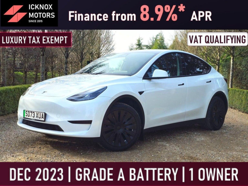2023 Tesla Model Y Auto Rwd 5dr in White — image 1
