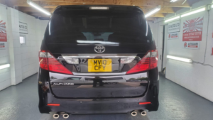 2010 Toyota Alphard Refurbished Black Alloy Wheels in Black — image 4