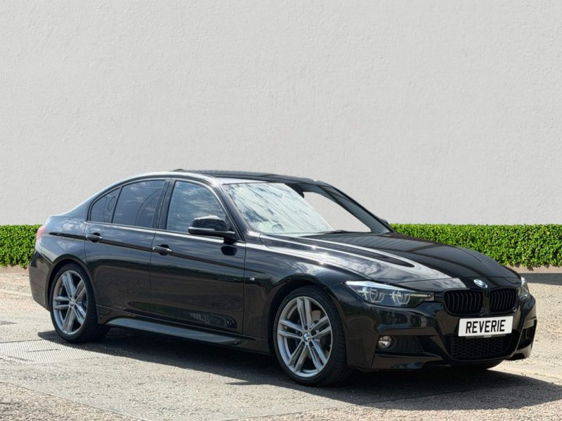 2018 BMW 3 Series 2.0 320i M Sport Shadow Edition Saloon 4dr Petrol Auto Euro 6 (s/s) (184 Ps) in Black — image 1