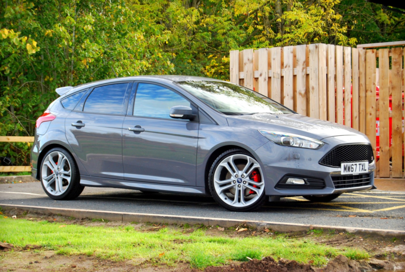 2017 Ford Focus St-3 2.0 Ecoboost - 47,700 Miles - Stealth Grey. Fsh. Sync 3 Sat Nav, 19inch Alloys, Leather - Sold in Grey — image 1