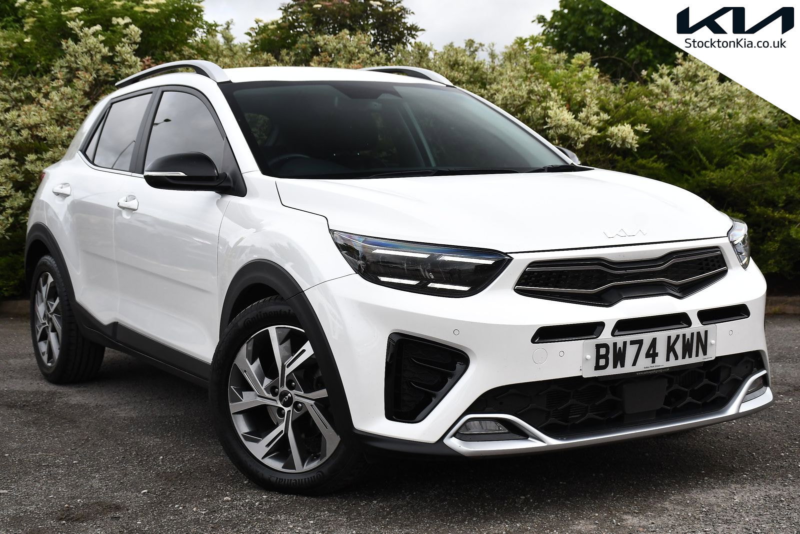 2025 Kia Stonic 1.0 T-Gdi Mhev Gt-Line S SUV 5dr Petrol Hybrid Dct Euro 6 (s/s) (98 Bhp) in White — image 1