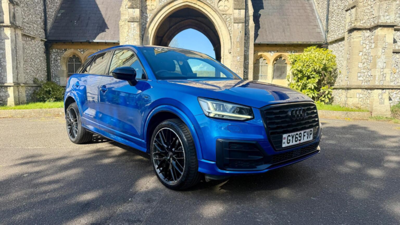 2019 Audi Q2 1.6 Tdi 30 Black Edition Euro 6 (s/s) 5dr in Blue — image 1