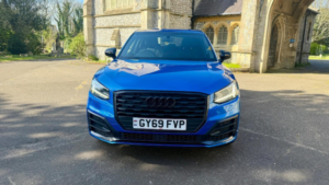 2019 Audi Q2 1.6 Tdi 30 Black Edition Euro 6 (s/s) 5dr in Blue — image 5