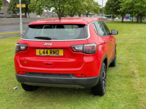 2024 Jeep Compass 1.5 T4 E-Hybrid Mhev Altitude SUV 5dr Petrol Hybrid Dct Fwd Euro 6 (s/s) (130 Ps) in Red — image 6