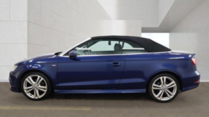 2015 Audi A3 Cabriolet 2.0 Tdi S Line S Tronic Euro 6 (s/s) 2dr in Blue — image 6