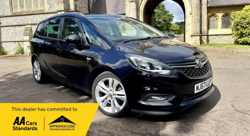2018 Vauxhall Zafira Tourer 1.4i Turbo Sri Nav Auto Euro 6 5dr in Blue — image 1