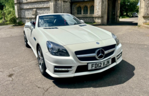 2012 Mercedes-Benz Slk 1.8 Slk250 Blueefficiency Amg Sport G-Tronic+ Euro 5 (s/s) 2dr in White — image 2