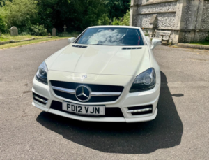 2012 Mercedes-Benz Slk 1.8 Slk250 Blueefficiency Amg Sport G-Tronic+ Euro 5 (s/s) 2dr in White — image 3