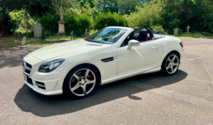2012 Mercedes-Benz Slk 1.8 Slk250 Blueefficiency Amg Sport G-Tronic+ Euro 5 (s/s) 2dr in White — image 4