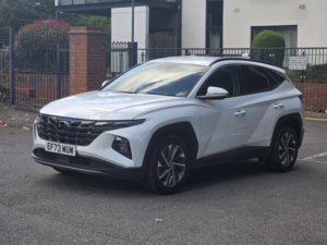 2023 Hyundai Tucson 1.6 T-Gdi Premium SUV 5dr Petrol Manual Euro 6 (s/s) (150 Ps) in White — image 3
