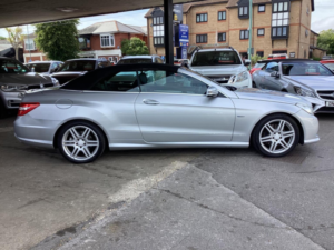 2011 Mercedes-Benz E Class 3.0 E350 Cdi V6 Blueefficiency Sport Cabriolet G-Tronic Euro 5 2dr in Silver — image 3