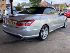 2011 Mercedes-Benz E Class 3.0 E350 Cdi V6 Blueefficiency Sport Cabriolet G-Tronic Euro 5 2dr in Silver — image 5