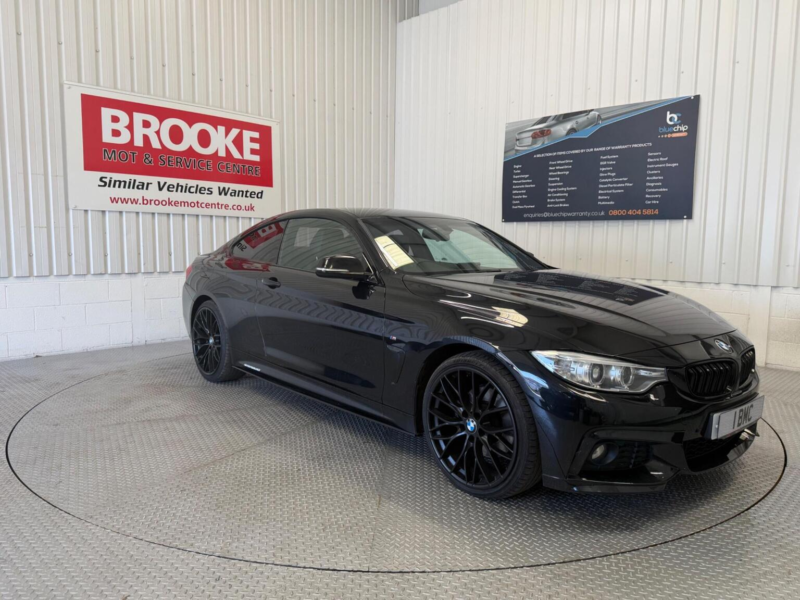 2016 BMW 4 Series 3.0 430d M Sport Auto Xdrive Euro 6 (s/s) 2dr in Black — image 1