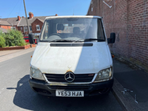 2003 Mercedes-Benz Sprinter 2.2 Cdi 313 2dr (lwb) in White — image 2
