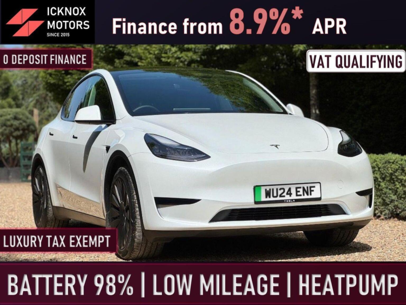 2024 Tesla Model Y Auto Rwd 5dr in White — image 1